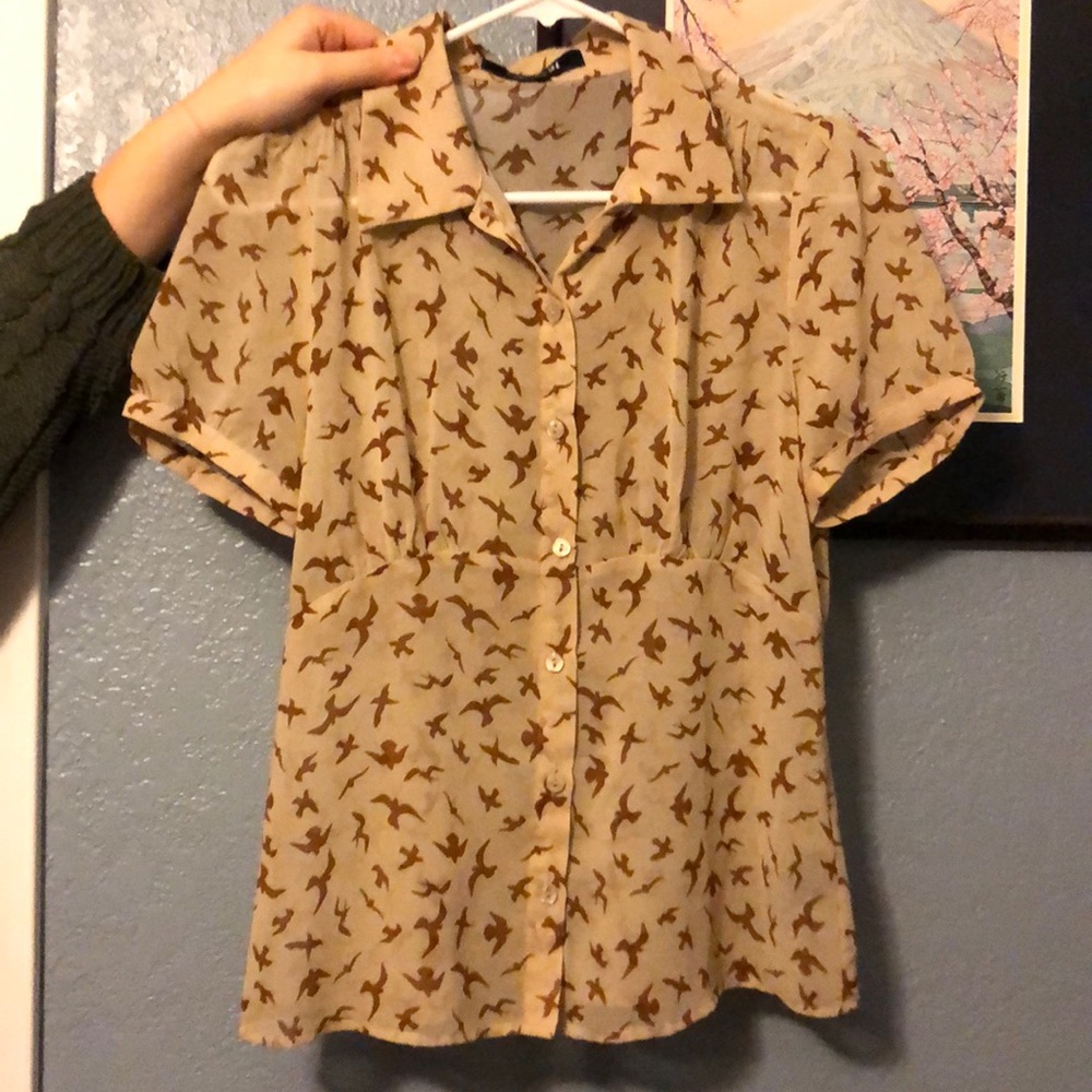 Forever 21 button down blouse